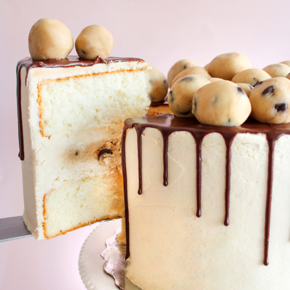 Chocolate Chip Cookie Dough Cake