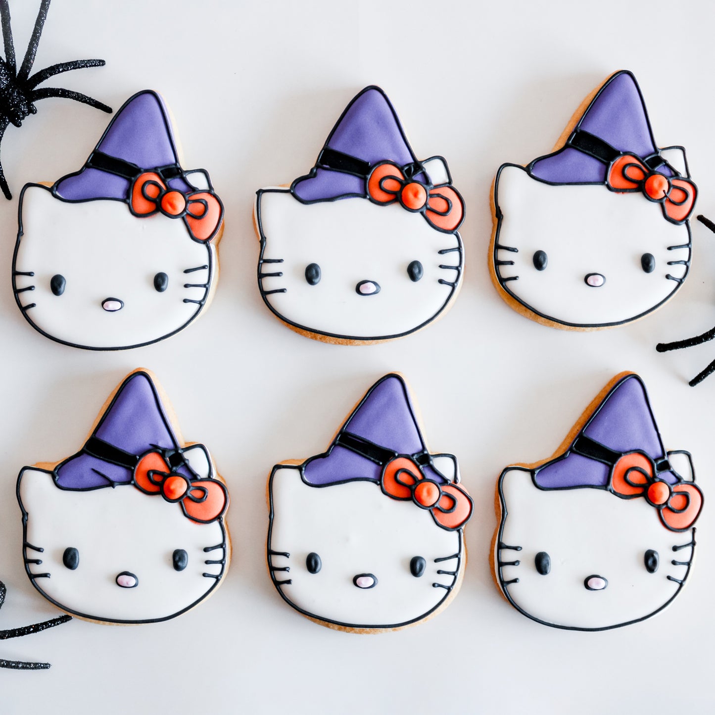 6 Hello Kitty Witch Sugar Cookies