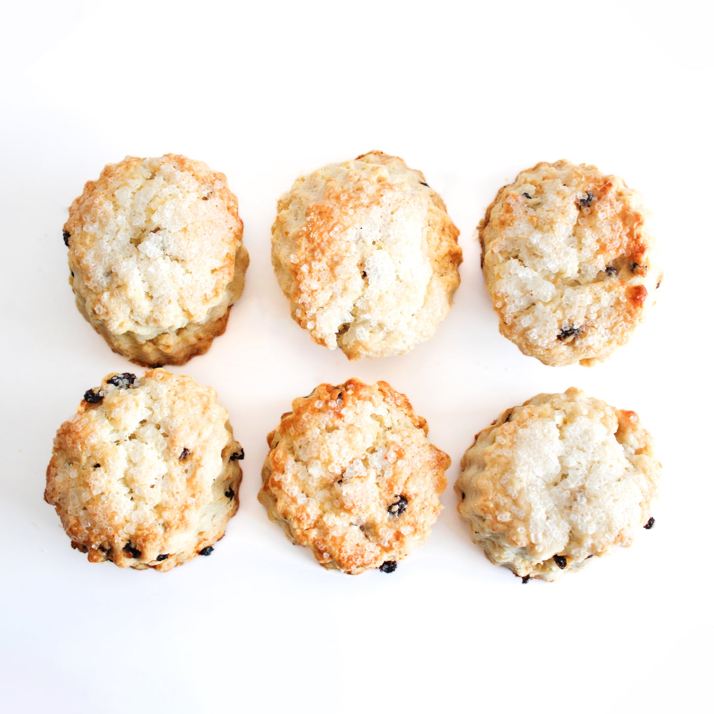 6 Lemon Currant Scones