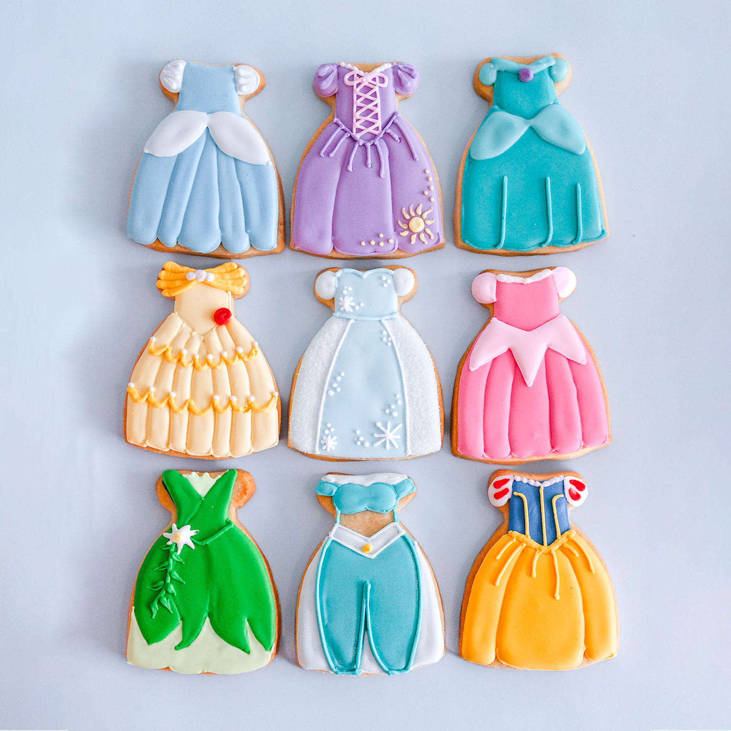 Princess Dress Sugar Cookie Set