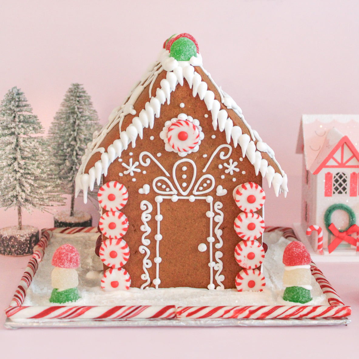 Decorated Gingerbread House