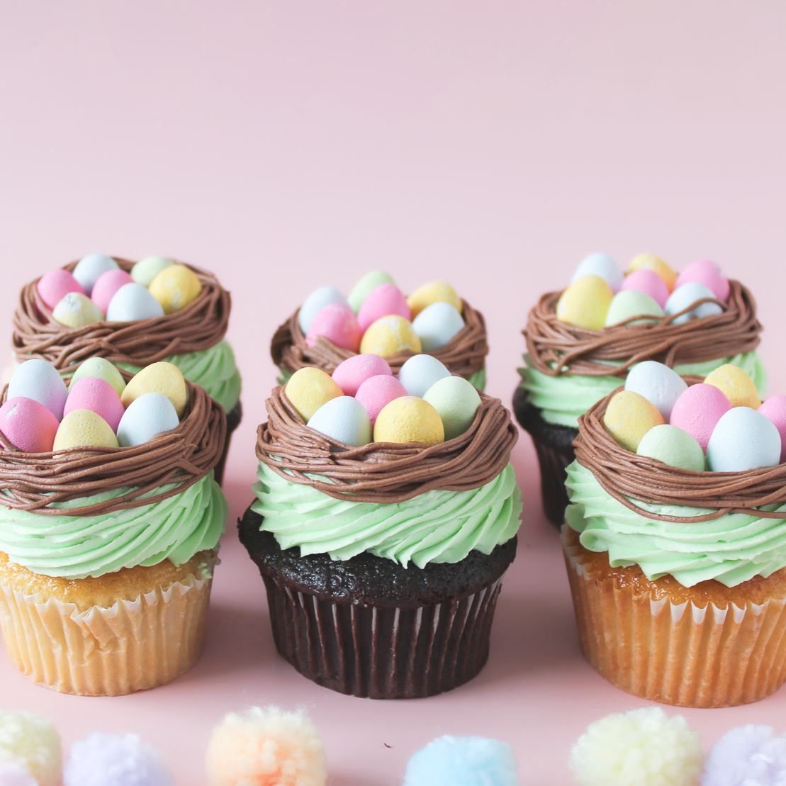 6 Nest Cupcakes