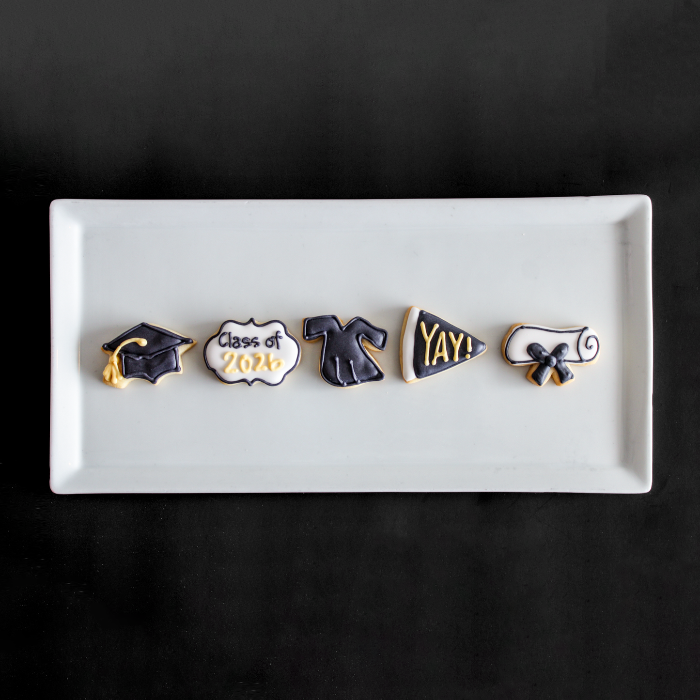 Mini Graduation Sugar Cookie Pack