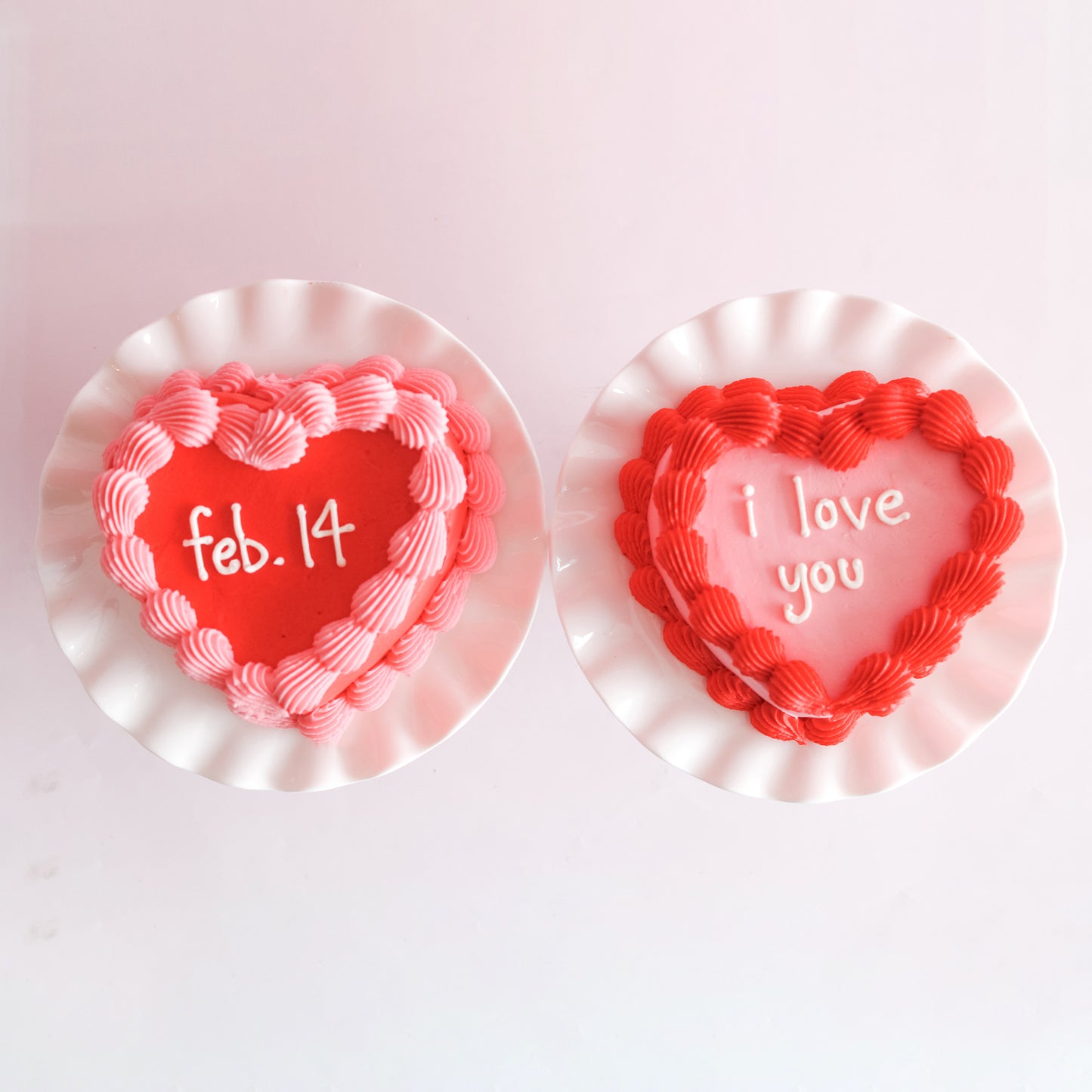 Mini Valentine Heart Cake