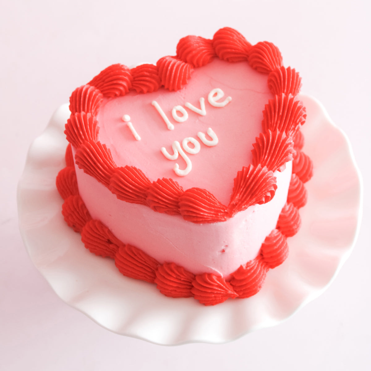 Mini Valentine Heart Cake