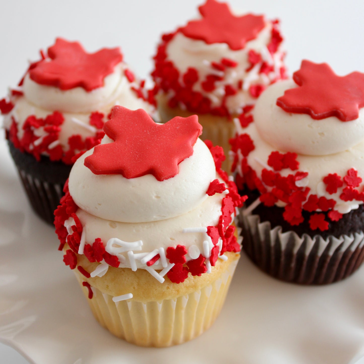 6 Canada Day Cupcakes
