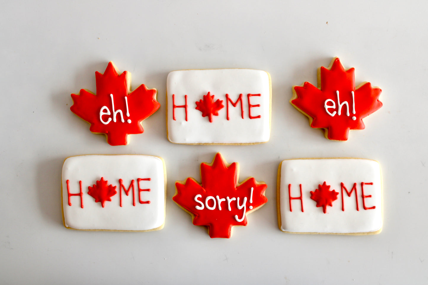 Canada Day Sugar Cookies