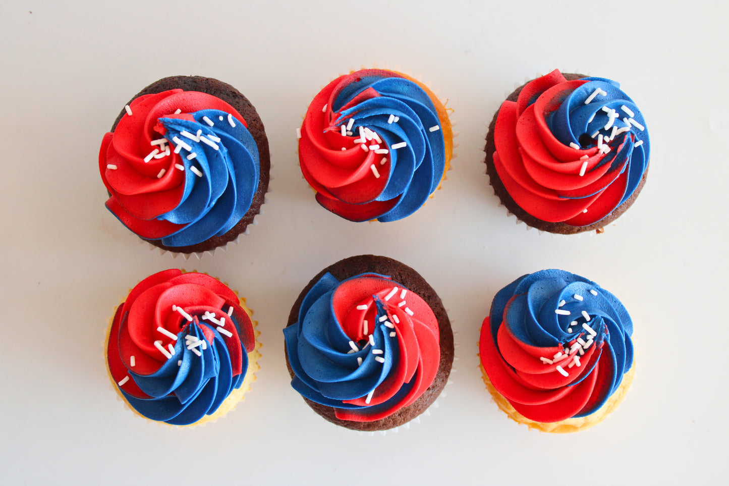 6 New England Cupcakes