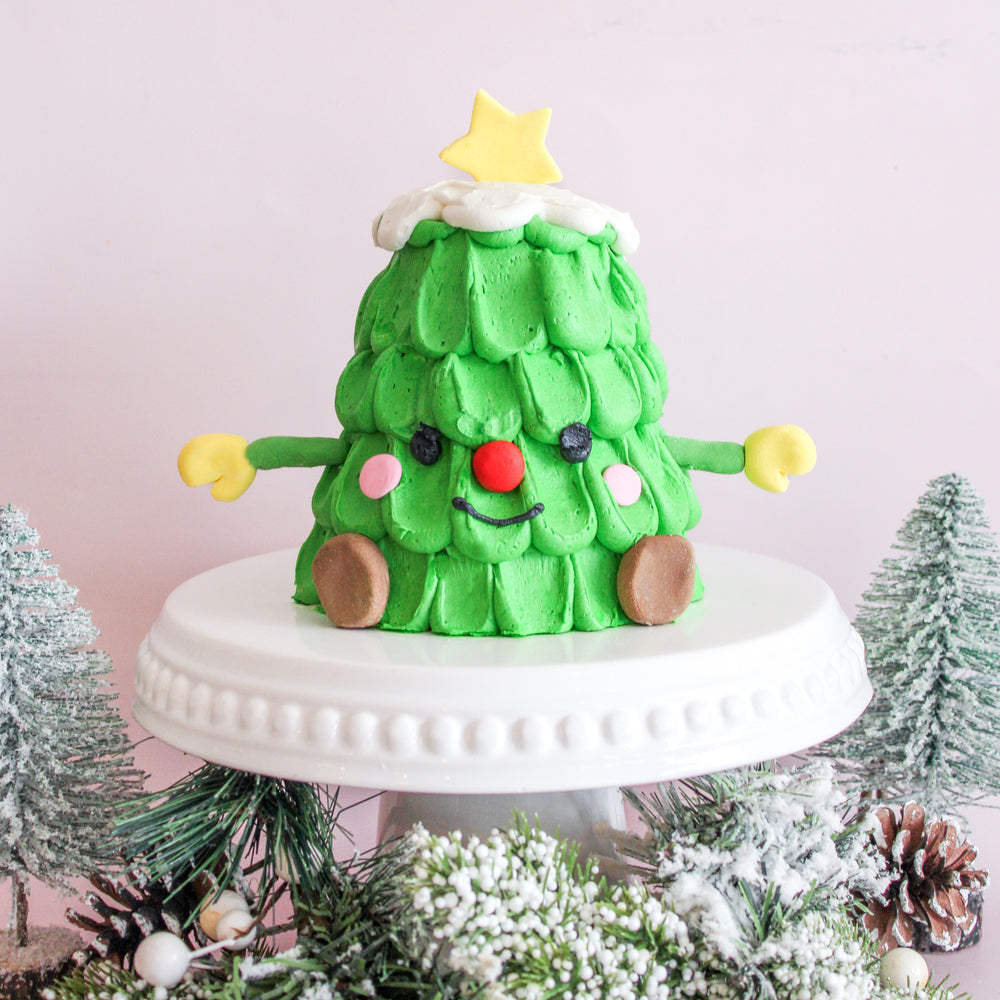 Jelly Cat Christmas Tree Cake