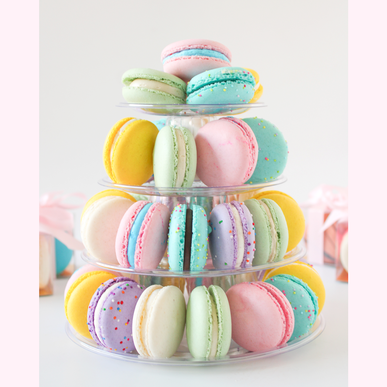Easter Macaron Tower