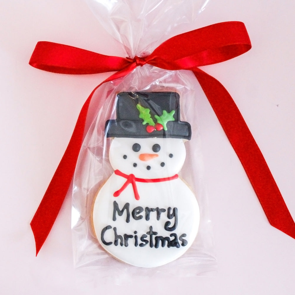 Personalized Snowman Sugar Cookies