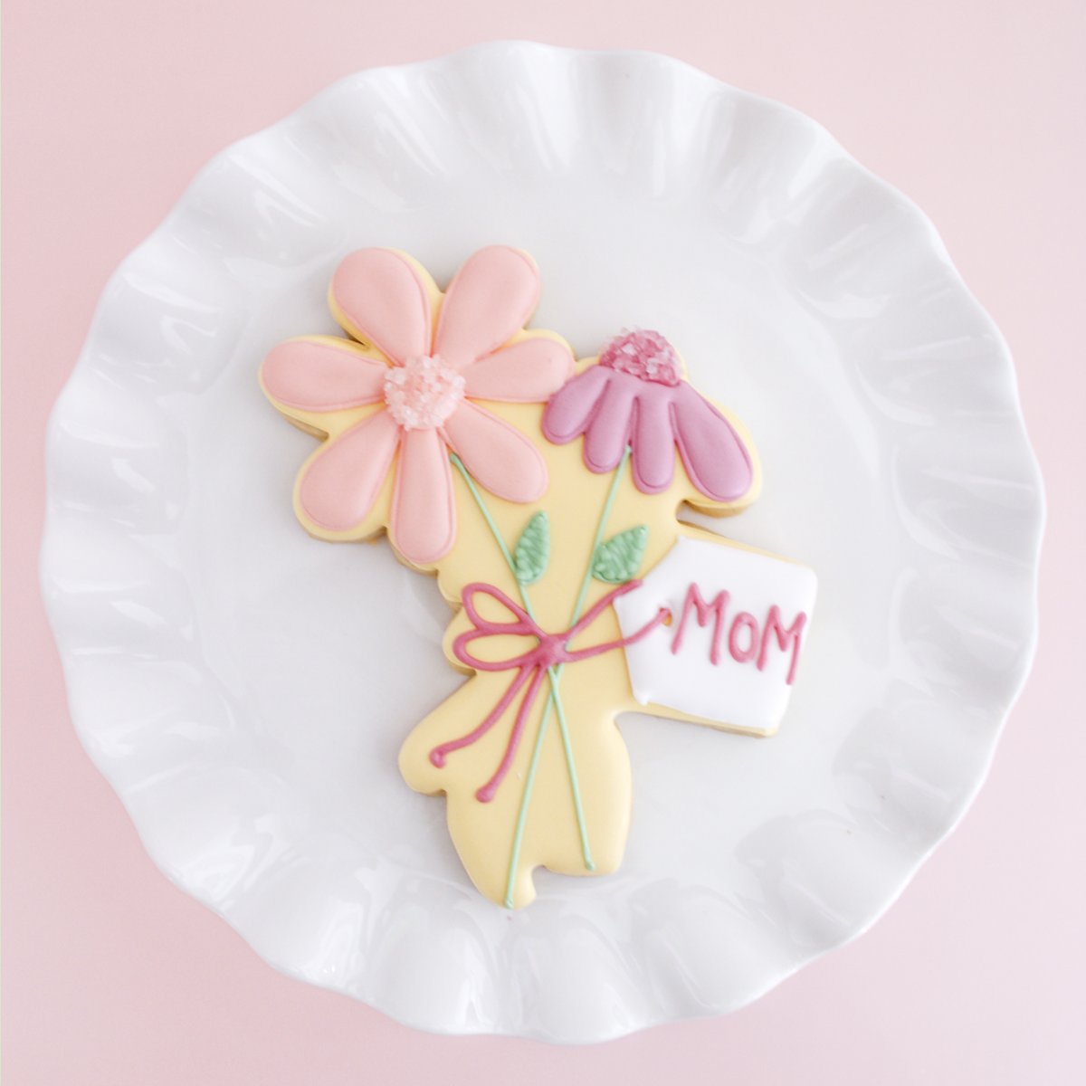Mom Bouquet Sugar Cookie