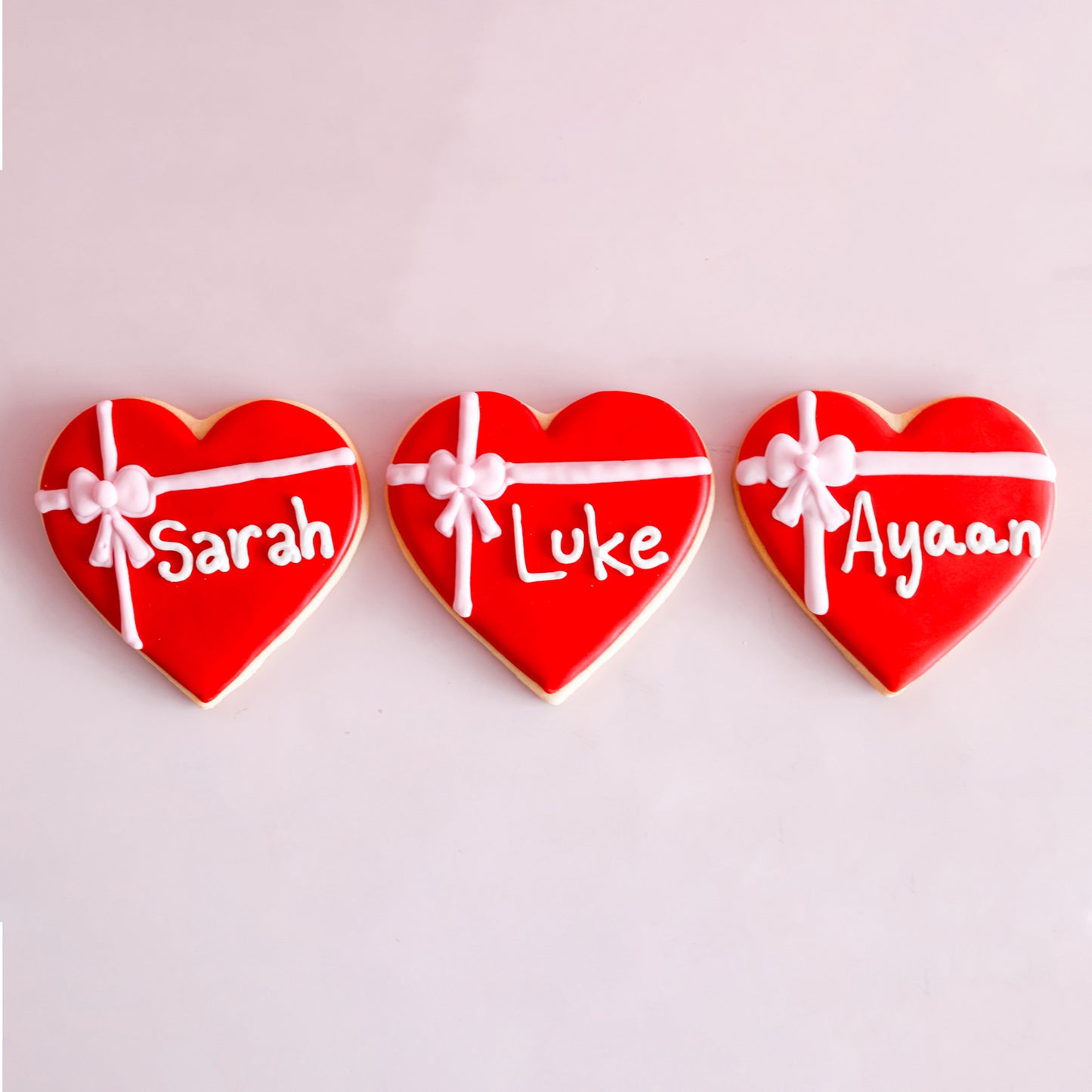 Personalized Heart Sugar Cookie