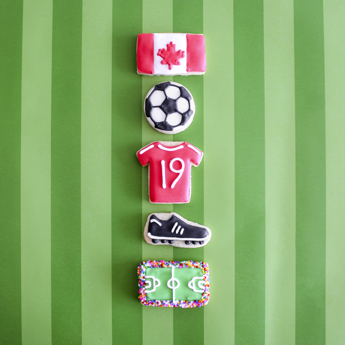 Mini Soccer Sugar Cookie Pack