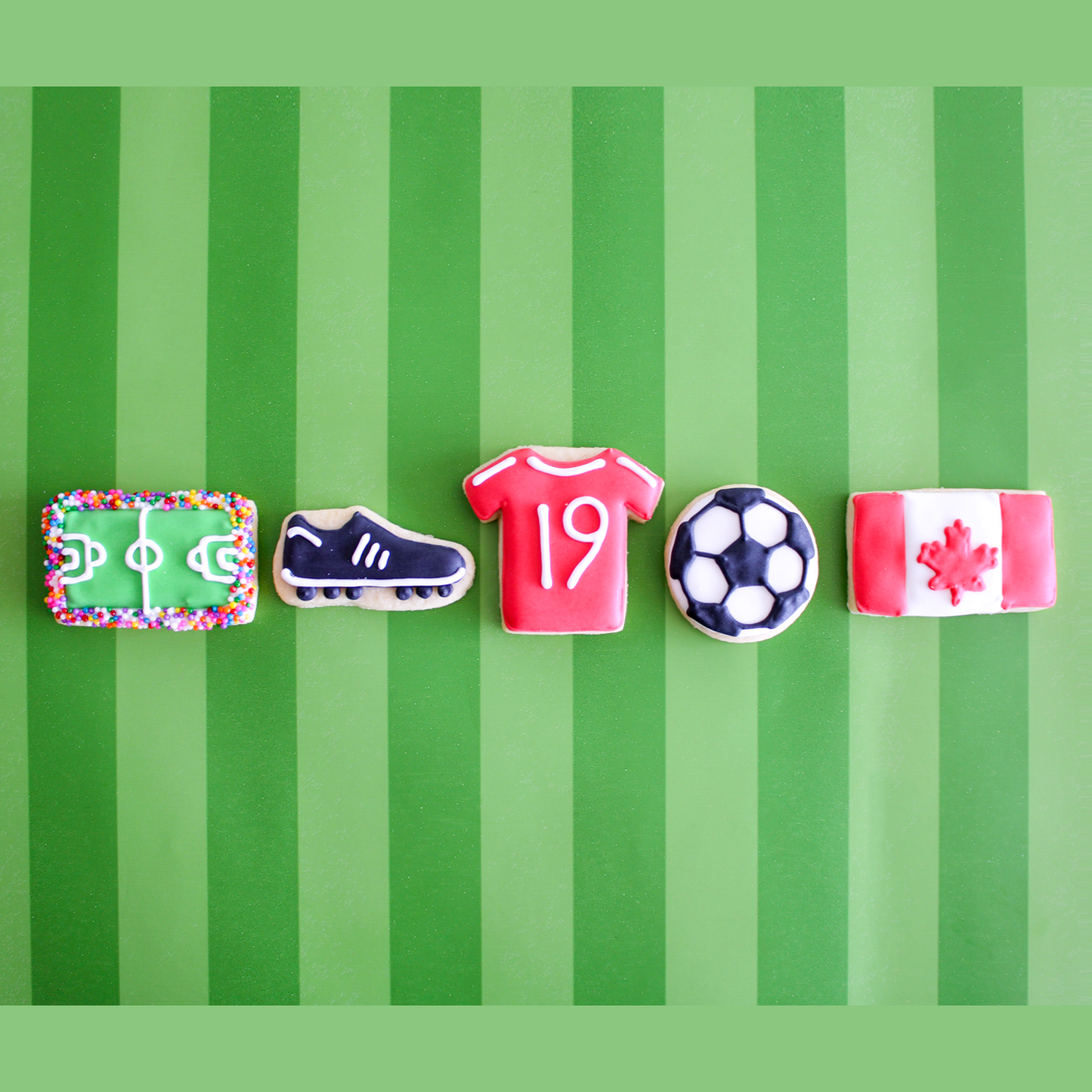 Buy Three & Save: Mini Soccer Sugar Cookie Pack