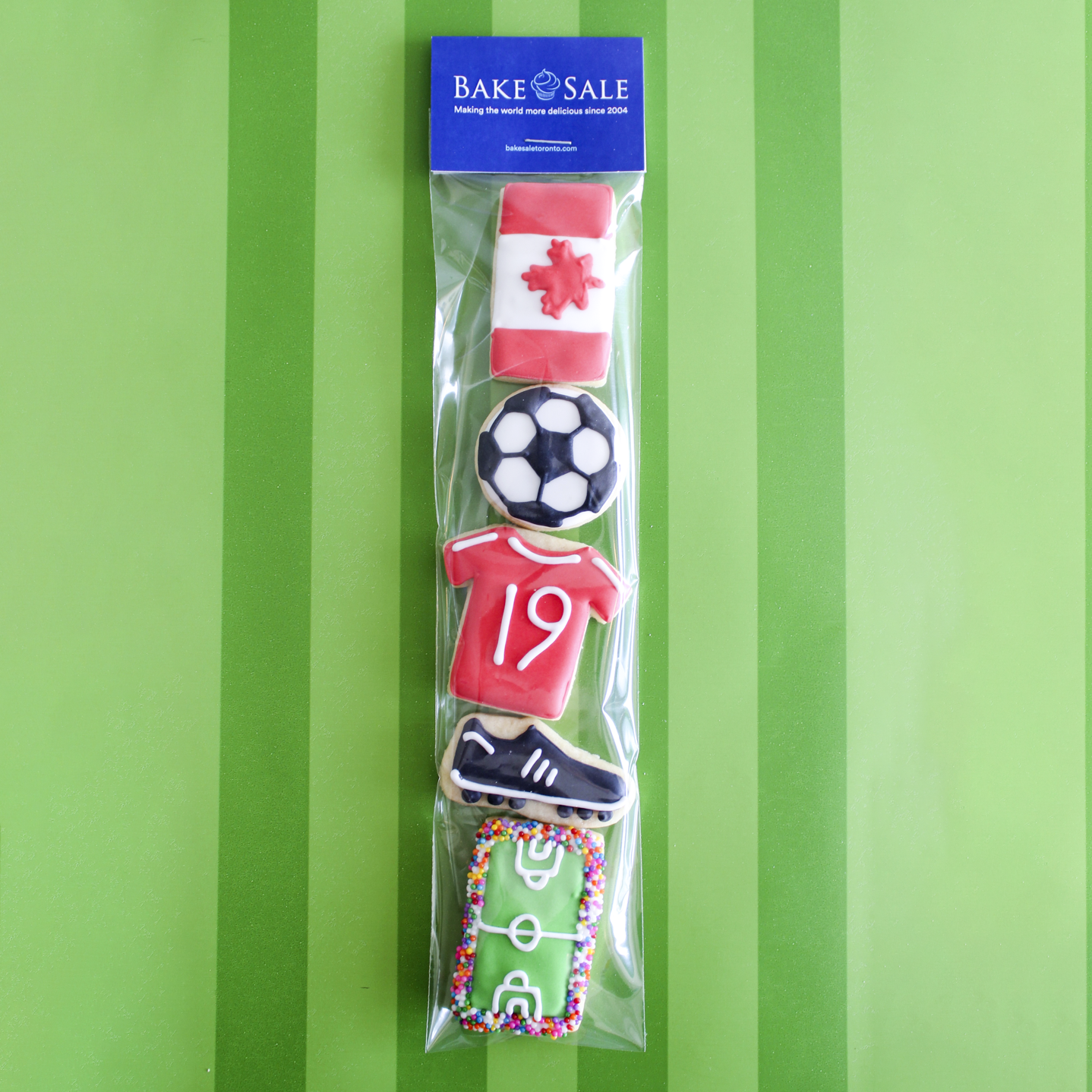 Mini Soccer Sugar Cookie Pack