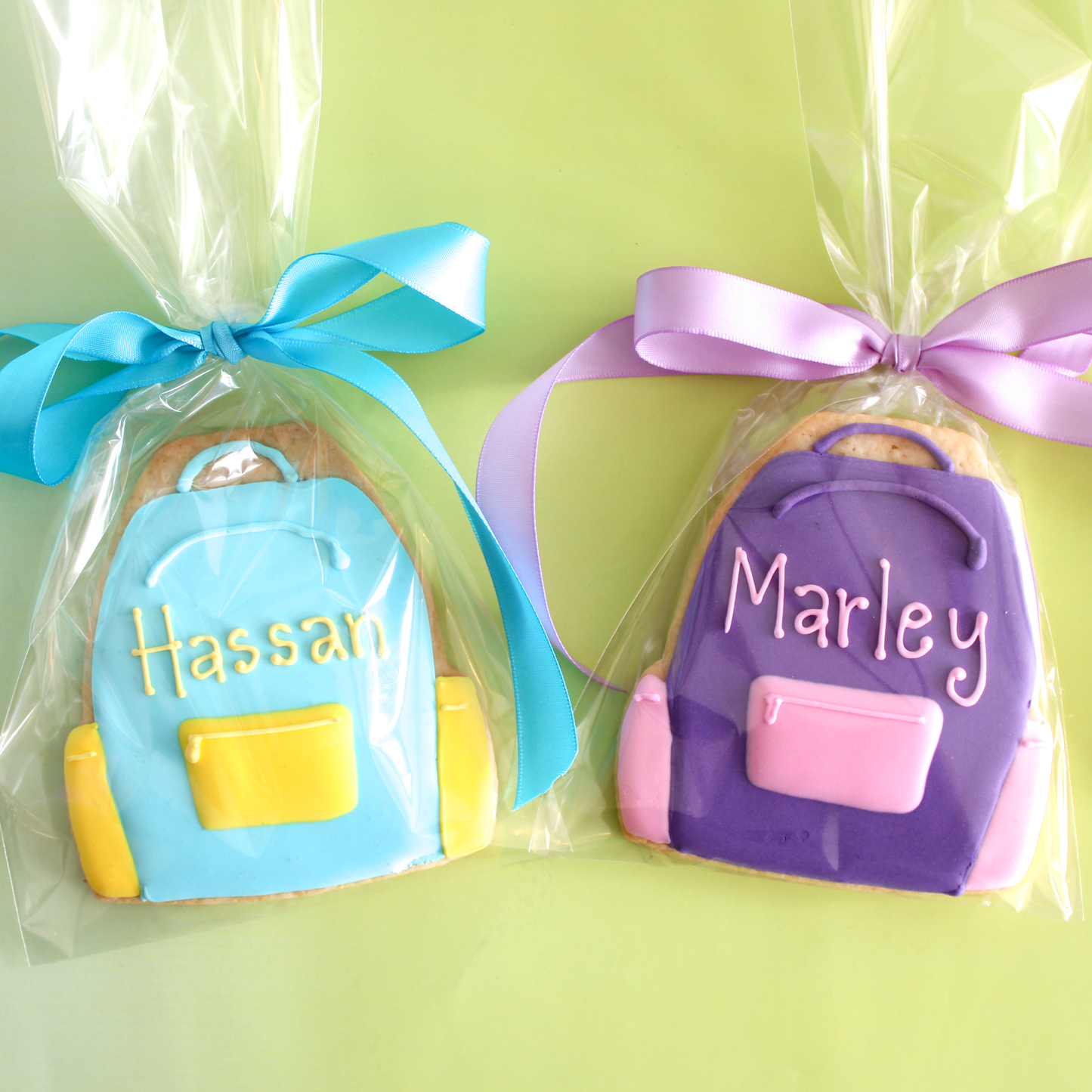 Personalized Backpack Sugar Cookies