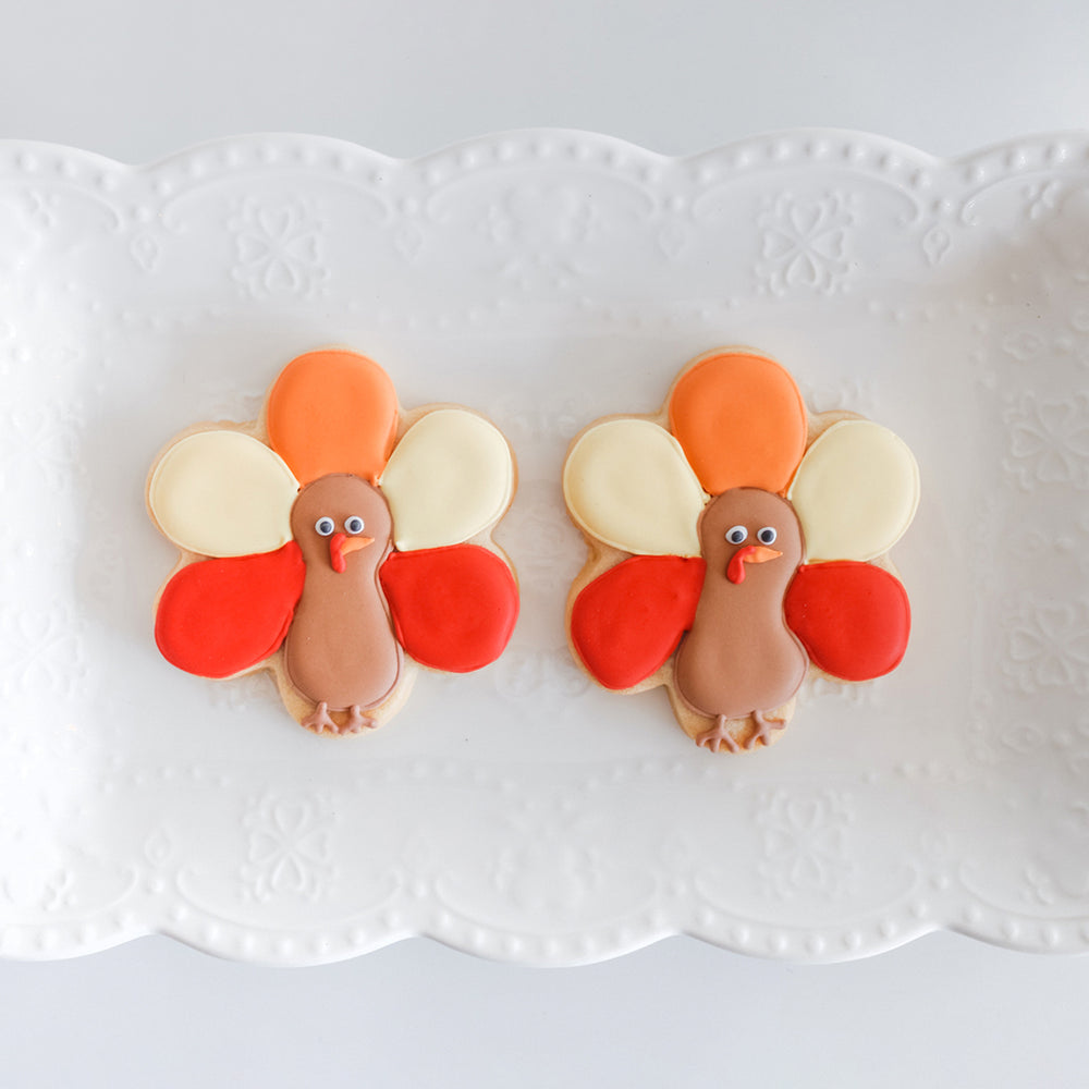 6 Turkey Sugar Cookies