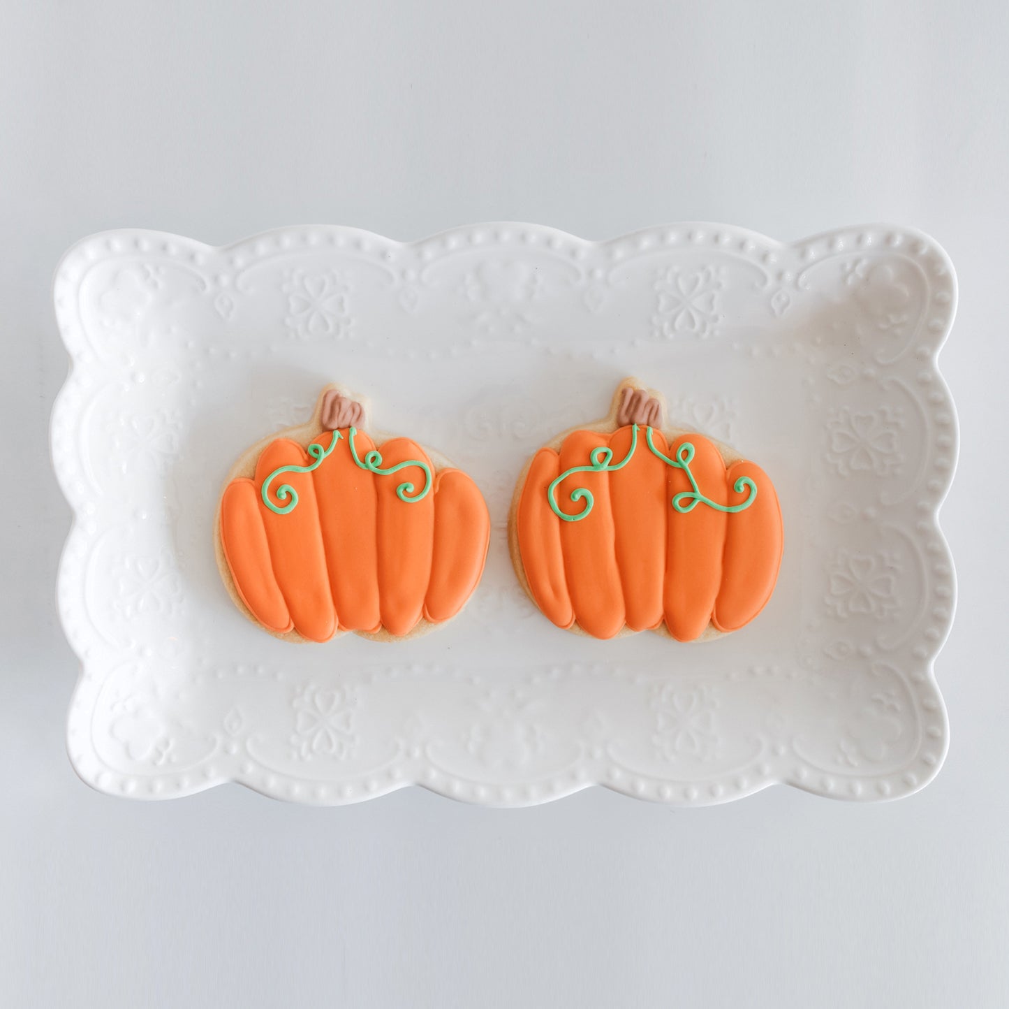 6 Pumpkin Sugar Cookies