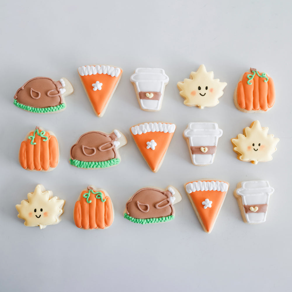 Mini Thanksgiving Sugar Cookie Pack